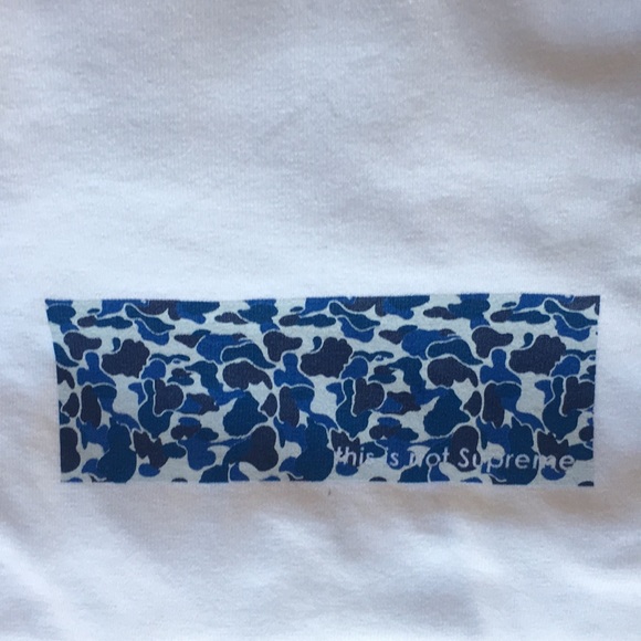 NWT Aaron’s world box logo white s/tshirt size L - Picture 3 of 5